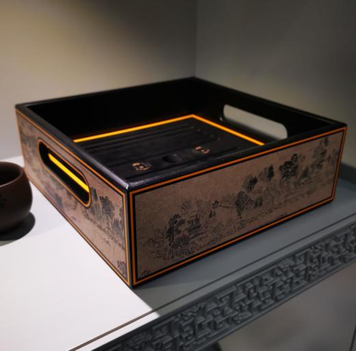 月湖十洲茶盘（定制案例） 商品图0