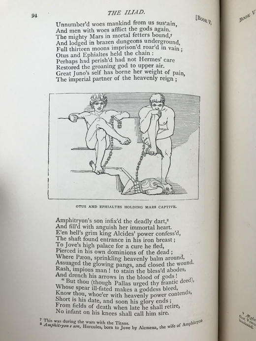 工坊特装本！1891年 荷马史诗《伊利亚特》 亚历山大·蒲柏译本 弗拉克斯曼70余幅版画插图 真皮精装大32开 商品图12