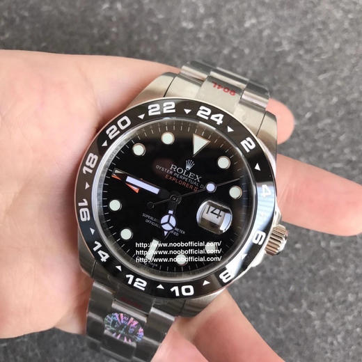 UU劳li士EXPLORERⅡ探险家2，直径42mm ，厚度12mm，2836机芯，男士腕表，精钢表带，自动机械机芯，密底 商品图11