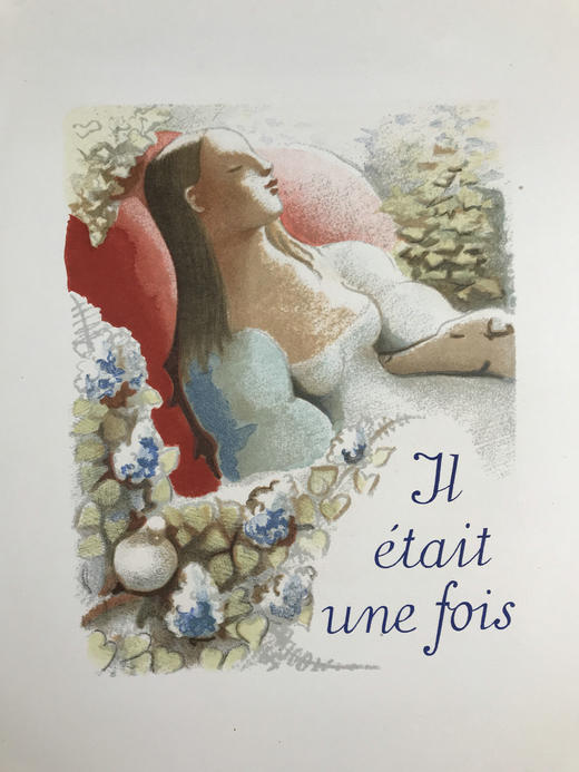 【法语】限量207册8开本！1946年 夏尔·佩罗童话集 玛德琳·卢卡数十幅彩色石版画插图 散页装带书匣 商品图6