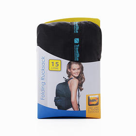 蓝旅 黑色轻便折叠背包男女双肩背包 050