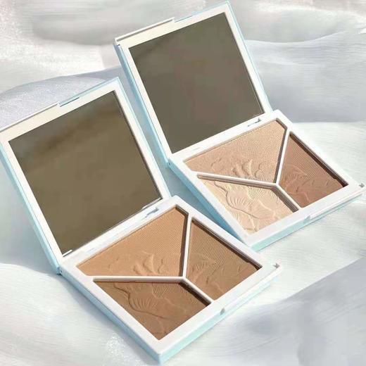 【MAFFICK】16/g三色高光修容盘学生粉饼一体盘哑光闪粉鼻影阴影V脸立体提亮卧蚕 商品图2