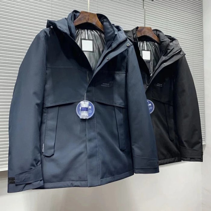 冬季新款男士时尚休闲加厚连帽羽绒服 - 狮子座微店