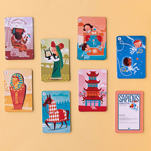 西班牙 Londji人类的历史纸牌游戏 商品图1