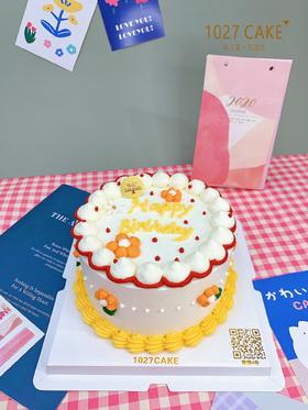 1027CAKE | 花花蛋糕 少女风格简约