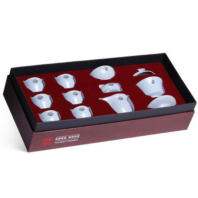 汝窑茶具套装开片盖碗茶杯陶瓷茶漏家用客厅功夫泡茶整套汝瓷礼品 商品图2