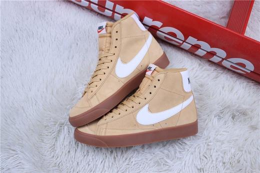 【真标 开拓者板鞋系列】耐克/NIKE 耐克开拓者高帮板鞋 浅棕 商品图0