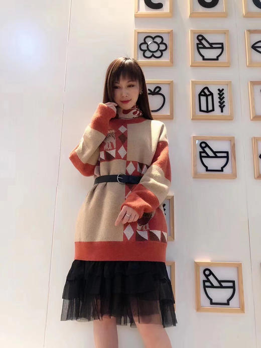 3楼DECOSTER/德诗 2020年冬季新款8F2042017套衫吊牌价3298元【待调整】 商品图0