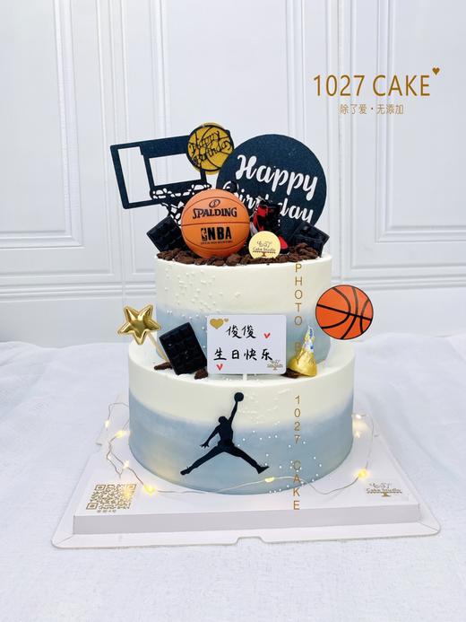 1027CAKE | 篮球主题蛋糕 送给热爱篮球的你 双层 商品图0