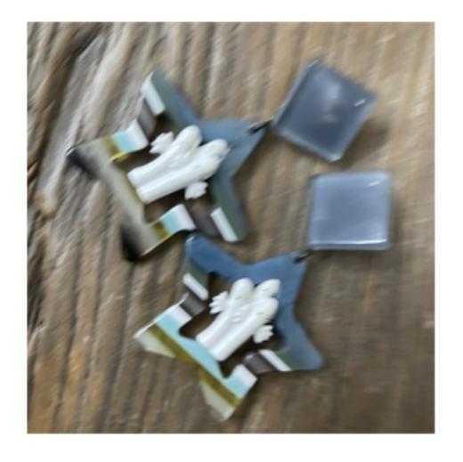 蓝色五角星-耳坠-GX 商品图0