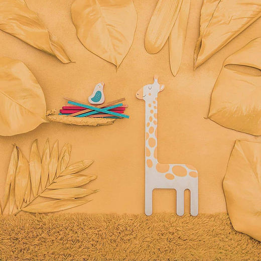 西班牙 Londji长颈鹿和她的小朋友堆叠游戏 商品图1