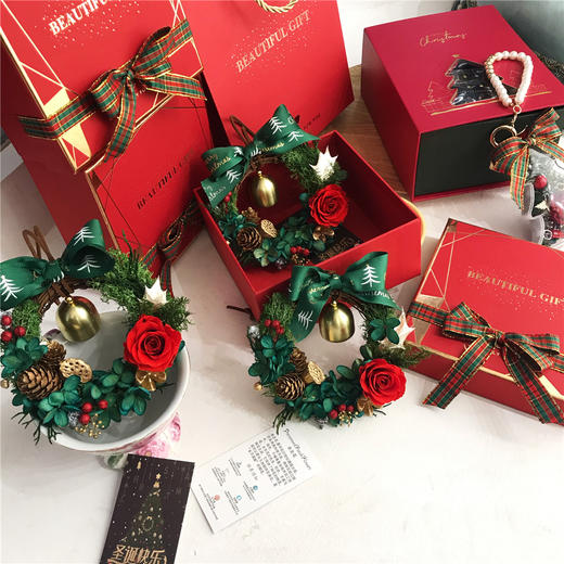 花艺  圣诞永生花环 商品图1