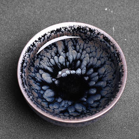 建窑铁胎油滴建盏茶杯盏主人杯大号单杯天目盏建盏陶瓷杯个人