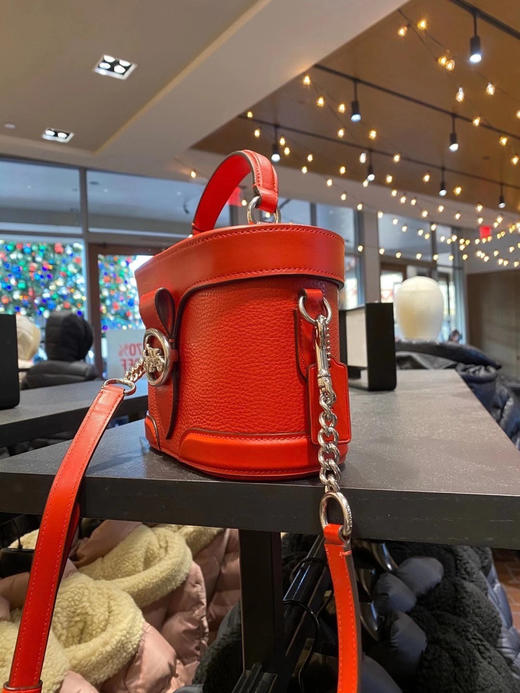 coach新款georgie盒子包正红色78