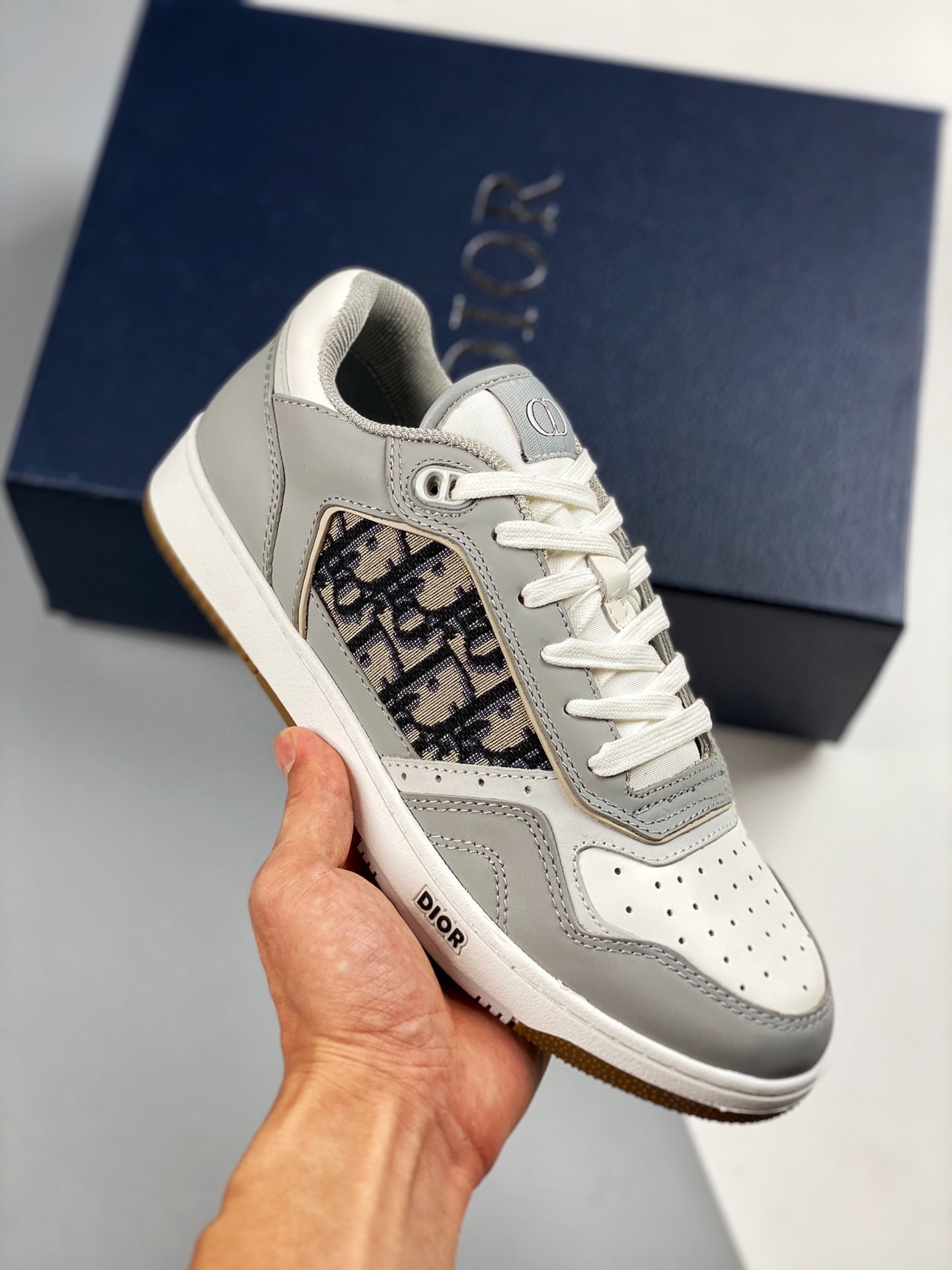 男女鞋 dior b23 oblique low top sneakers 迪奥"cd重影"