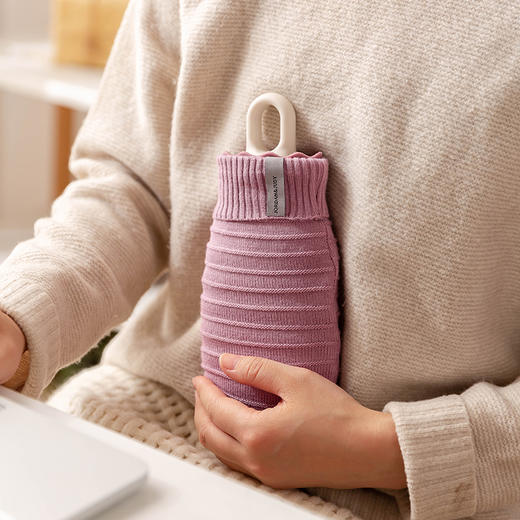 摩登主妇热水袋注水可爱毛绒女生小号暖肚子暖手宝热敷防爆暖水袋 商品图1