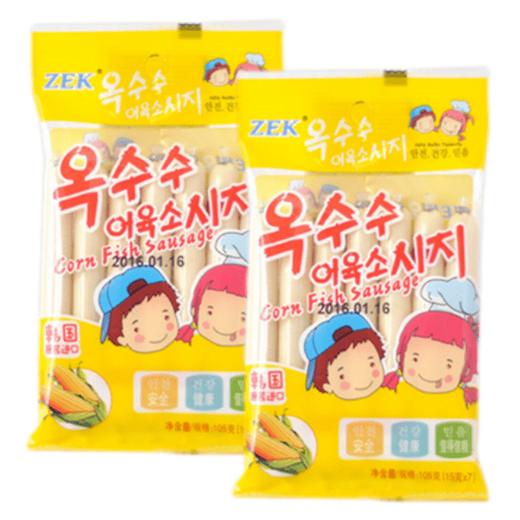 [2捆绑]ZEK 玉米鳕鱼肠15g*7*2【中】 商品图0