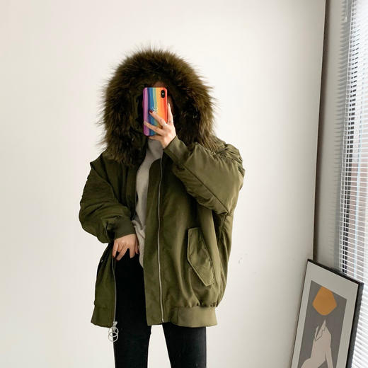 纯原单6990 意大利miss家新款皮草两件套大衣外套1128m 商品图5