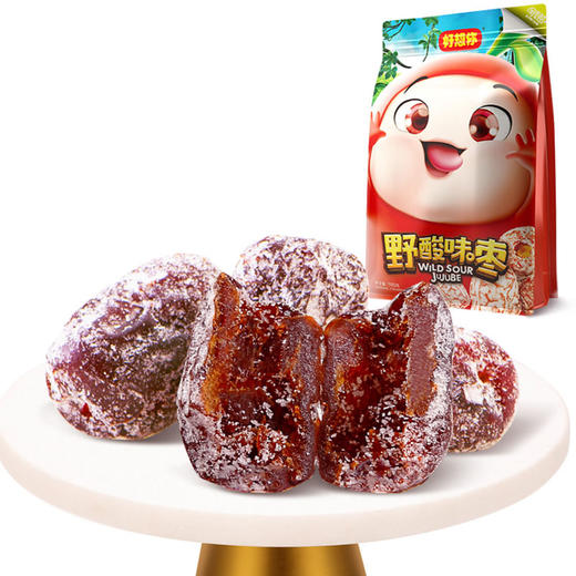 【银装素裹】野酸味枣160g*3袋 蜜枣 大枣 办公室 开胃小零食 好想你 包邮 商品图0