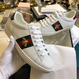 GG经典蜜蜂🐝小白鞋