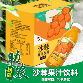 新疆沙棘果汁饮料（300ml*6瓶）