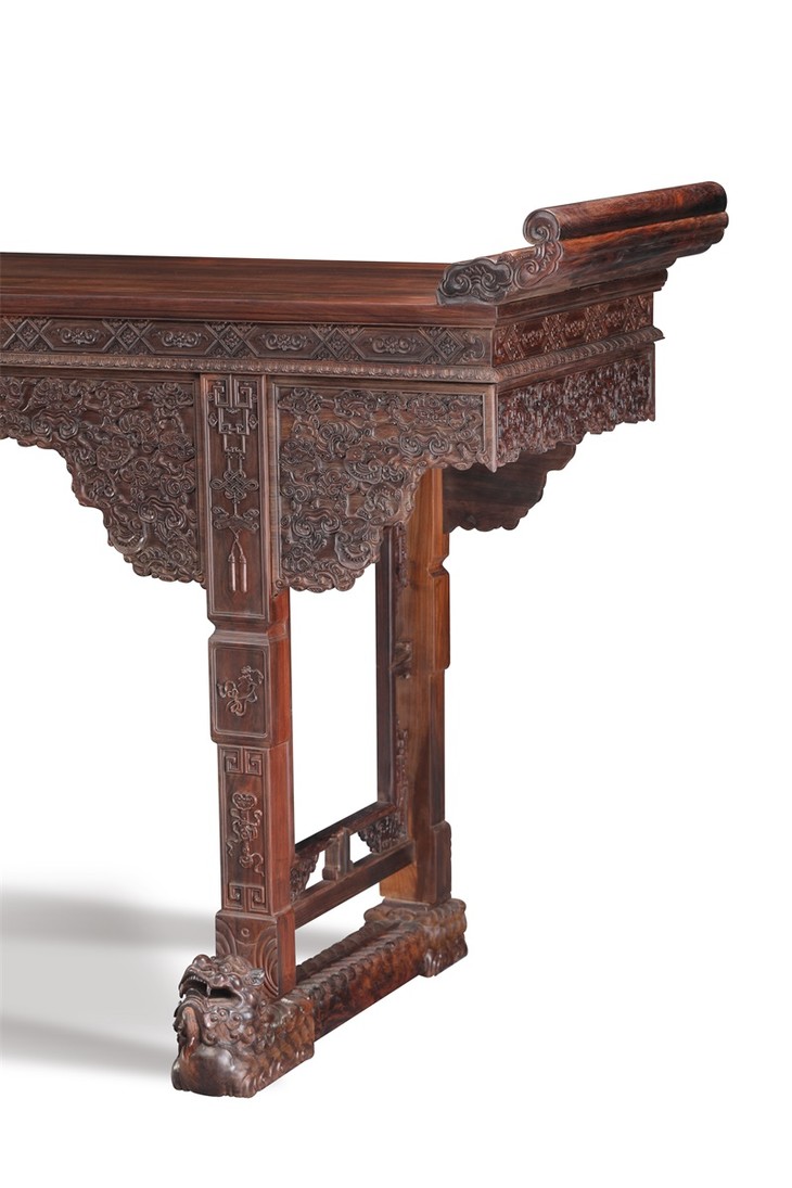 翘头案八仙桌太师椅花架(运费到付) - 5833红木导购网