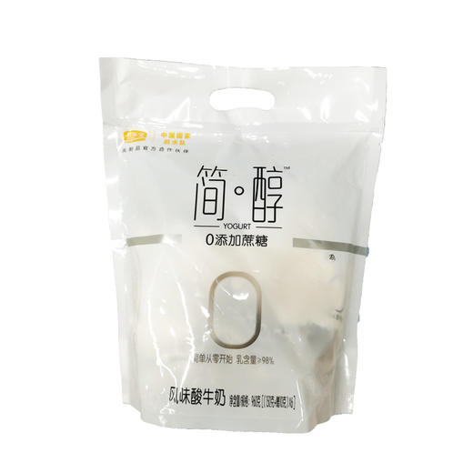 君乐宝简醇无蔗糖酸奶160g*6袋 商品图0