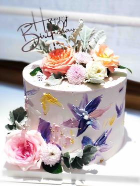 鲜花奶油蛋糕 下单前请仔细阅读商品详情