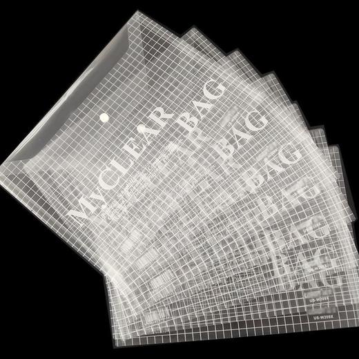 红杰18C厚a4钮扣按扣文件袋透明塑料档案资料袋材料袋文件夹加厚文档收纳袋子20个/包 商品图1