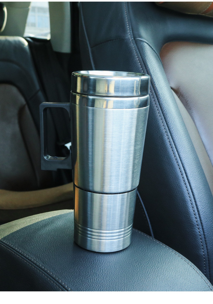 车载电热杯 车用热水器保温杯12v/24v加热水壶