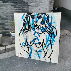【在仓】德国艺术家Keil巨幅油画作品 艺术馆收藏级