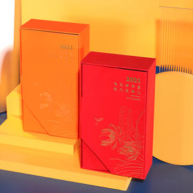 2021年新春礼盒《逸笔浮花》中国红万事橙