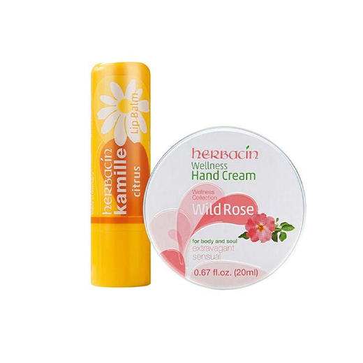小甘菊柠檬唇膏+玫瑰护手霜 商品图0