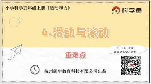 5.4.6《滑动与滚动》重难点提升课程 商品图0