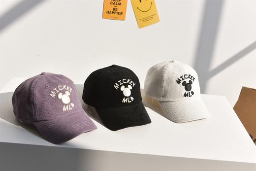M1B N.Y 米老鼠联名款 灯芯绒刺绣棒球帽 PJ397 商品图3