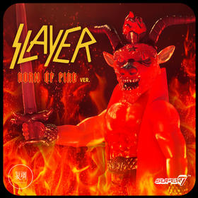 现货 Super7 Slayer Born of Fire金属乐队 复古挂卡潮玩