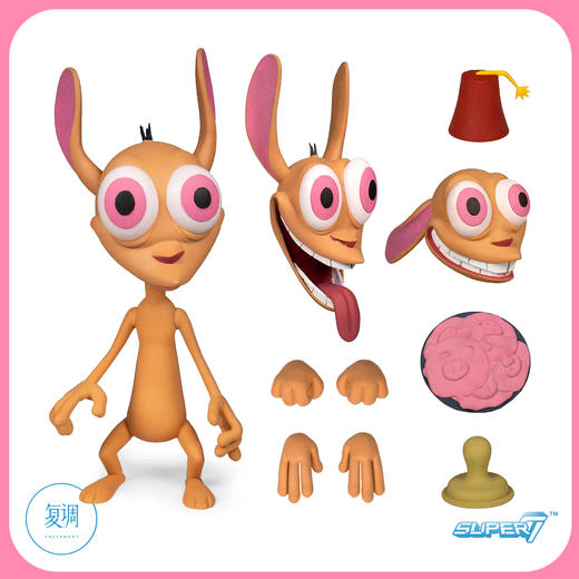 现货 Super7 莱恩 终极系列1 莱恩和史丁比  商品图3