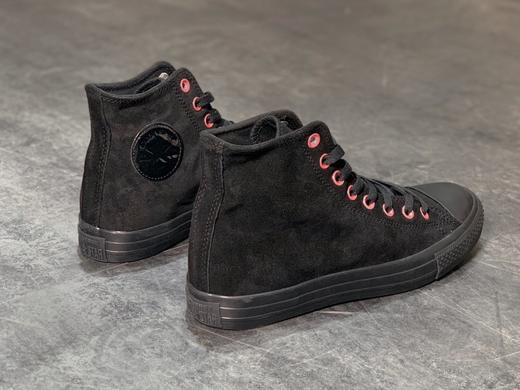 Converse All Star 匡威麂皮黑粉高帮 商品图2