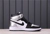 乔丹/Air Jordan aj1 乔丹1代 乔1高帮Air Jordan 1 High OG WMNS “Silver Toe” 货号：CD0461-001      乔1高帮黑银 商品缩略图0