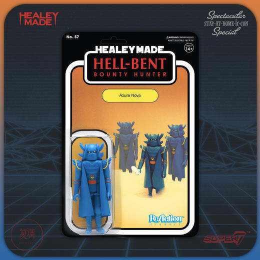 现货 Super7 Healeymade Hellbent 限定版 复古 挂卡 商品图0