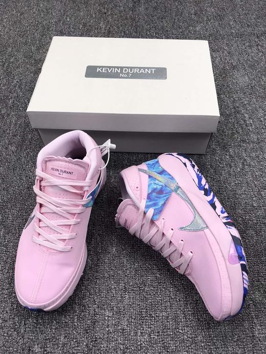 杜兰特13代 粉红 双气垫实战篮球鞋  顶尖配置 舒适脚感 助你全程状态满分❕ 商品图0
