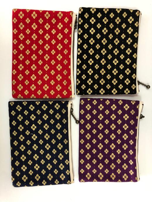 HUJI祤集Komon收纳包风の花烫金小花 商品图0