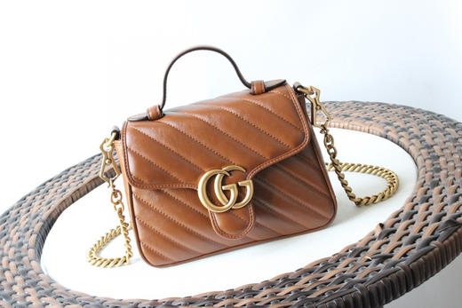 GG新款焦糖提手邮差包 商品图2