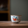 柿子石榴月白汝窑茶杯个人杯主人杯单杯品茗杯开片可养陶瓷茶具 商品缩略图4