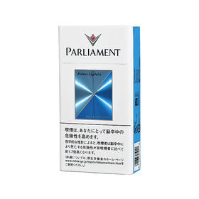 百乐门（PARLIAMENT） EXTRA LIGHTS 100s 长杆 硬盒 20支装/盒x10盒/条（830926）