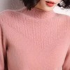 「超值优惠！恒源祥羊绒衫」女装4色半高领高克重羊绒衫 商品缩略图1