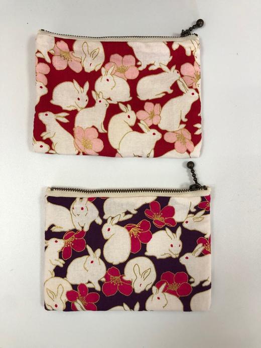 HUJI祤集Komon收纳包风の花兔与花 商品图0