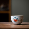 柿子石榴月白汝窑茶杯个人杯主人杯单杯品茗杯开片可养陶瓷茶具 商品缩略图7
