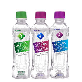 娃哈哈无汽苏打水350ml*12瓶整箱 微甜 无味 薄荷柠檬味 饮料 包邮