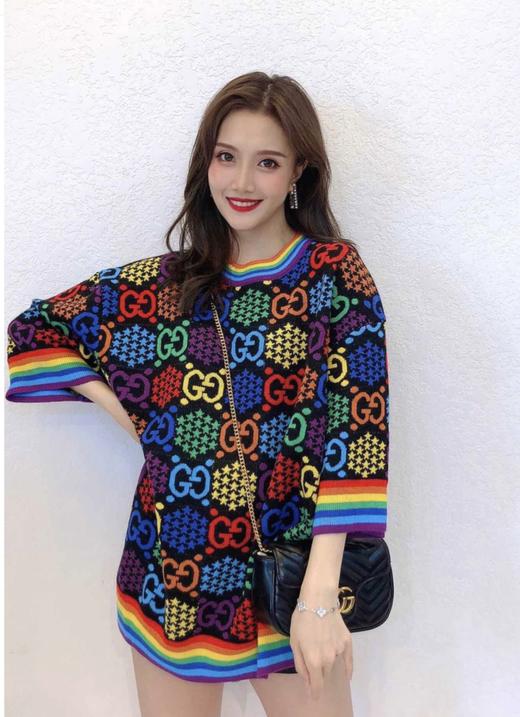 彩色针织毛衣 商品图0